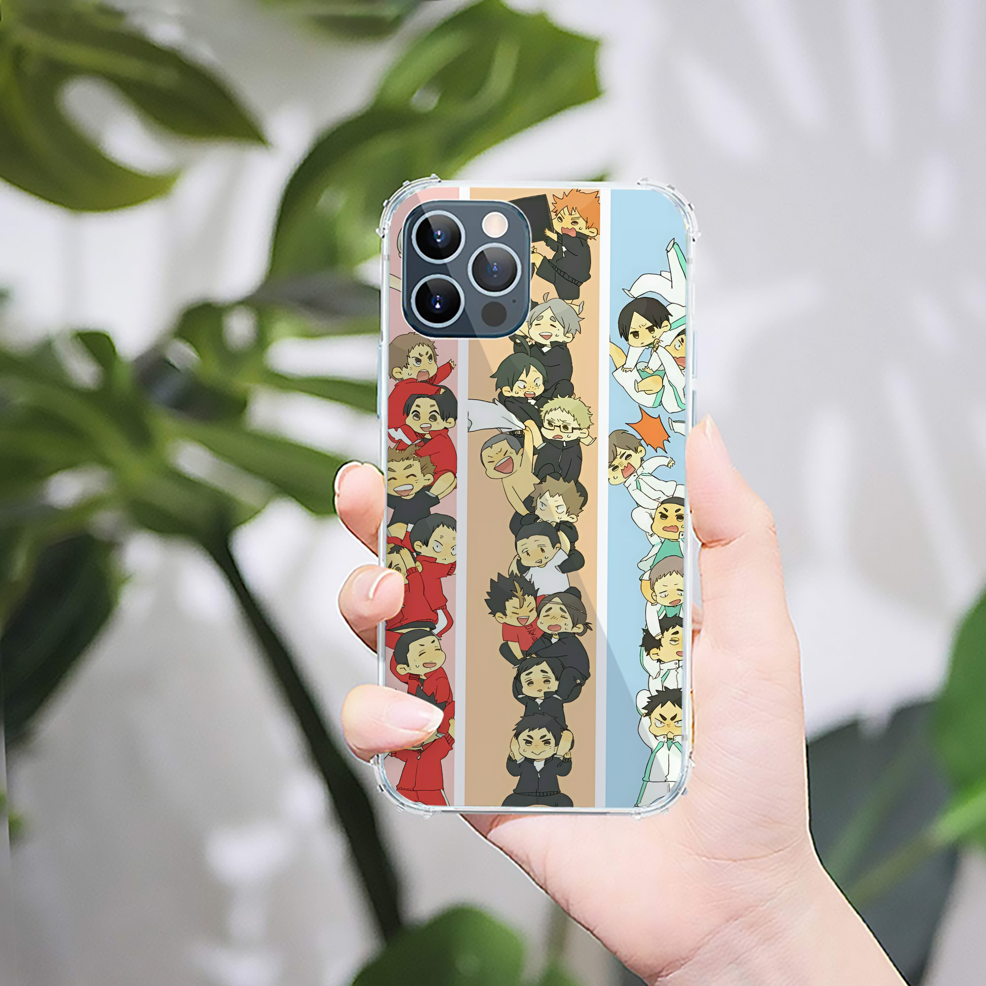 （画像用） ハイキュー!! Haikyu!! 【iPhone 12シリーズ対応】透明スマホケース（クリアソフトケース）